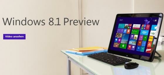Microsoft hat eine erste Preview von Windows 8.1 Online gestellt. (Bild: Screenshot preview.windows.com) Microsoft hat eine erste Preview von Windows 8.1 Online gestellt. (Bild: Screenshot preview.windows.com)