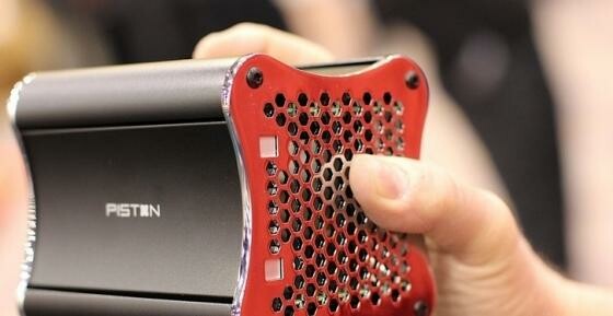 Der Mini-PC "Piston" könnte ein erster Prototyp der Steam Box sein. (Bild: Polygon) Der Mini-PC "Piston" könnte ein erster Prototyp der Steam Box sein. (Bild: Polygon)