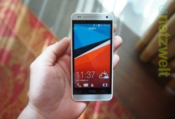 Das HTC One Mini ist der kleine Ableger des HTC-Topmodells One. (Bild: netzwelt) Das HTC One Mini ist der kleine Ableger des HTC-Topmodells One. (Bild: netzwelt)
