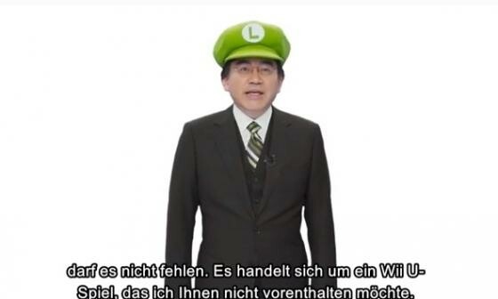 Nintendo-Chef Satoru Iwata kündigte einen DLC für New Super Mario Bros. U an. (Bild: Screenshot YouTube/Nintendo) Nintendo-Chef Satoru Iwata kündigte einen DLC für New Super Mario Bros. U an. (Bild: Screenshot YouTube/Nintendo)