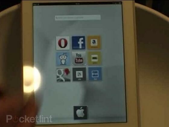 Die Oberfläche von Opera Ice ist sehr simpel gehalten. (Bild: pocket-lint.com) Die Oberfläche von Opera Ice ist sehr simpel gehalten. (Bild: pocket-lint.com)