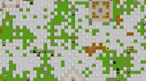 Optisch erinnert Bombermine an die SNES-Version Super Bomberman. (Bild: Screenshot netzwelt) Optisch erinnert Bombermine an die SNES-Version Super Bomberman. (Bild: Screenshot netzwelt)