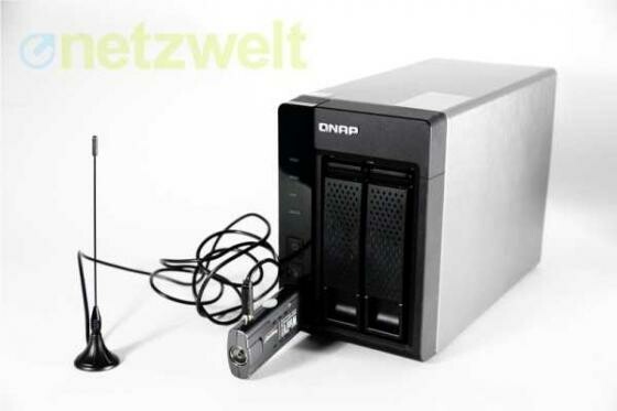 QNAP TS-269L: Mit Software-Erweiterungen wird der Netzwerkspeicher zum Media Player und zur TV Station. (Bild: netzwelt) QNAP TS-269L: Mit Software-Erweiterungen wird der Netzwerkspeicher zum Media Player und zur TV Station. (Bild: netzwelt)