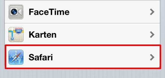 Safari öffnen (Bild: iOS // Apple) Safari öffnen (Bild: iOS // Apple)