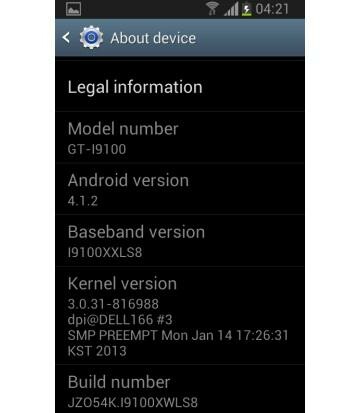 Samsung hat das Android 4.1 Jelly Bean-Update für das Galaxy S2 veröffentlicht. (Bild: Sammobile.com) Samsung hat das Android 4.1 Jelly Bean-Update für das Galaxy S2 veröffentlicht. (Bild: Sammobile.com)