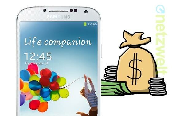 Galaxy S4: Das neue Samsung-Smartphone gibt es subventioniert beim Provider. (Bild: netzwelt) Galaxy S4: Das neue Samsung-Smartphone gibt es subventioniert beim Provider. (Bild: netzwelt)