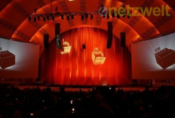 Samsung präsentiert das Samsung Galaxy S4 in der Radio City Music Hall. (Bild: netzwelt) Samsung präsentiert das Samsung Galaxy S4 in der Radio City Music Hall. (Bild: netzwelt)