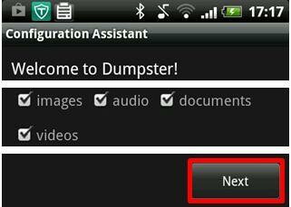 Setup-Einstellungen (Bild: Dumpster) Setup-Einstellungen (Bild: Dumpster)