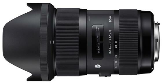 Sigma 18-35mm F1.8 DC HSM Art: Sigma präsentiert ein Objektiv mit großer Blende und variabler Brennweite. (Bild: Sigma) Sigma 18-35mm F1.8 DC HSM Art: Sigma präsentiert ein Objektiv mit großer Blende und variabler Brennweite. (Bild: Sigma)