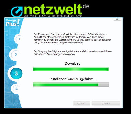Skype plus 4 (Bild: Screenshot netzwelt) Skype plus 4 (Bild: Screenshot netzwelt)