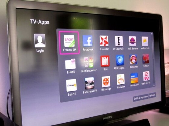 Smart TV-Apps gibt es auch per Telekom Entertain. (Bild: netzwelt) Smart TV-Apps gibt es auch per Telekom Entertain. (Bild: netzwelt)