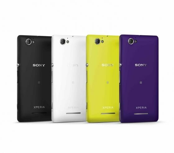 Das Sony Xperia M wird in vier Farben angeboten. (Bild: sony.de) Das Sony Xperia M wird in vier Farben angeboten. (Bild: sony.de)