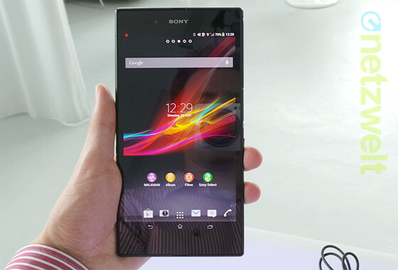 Das Sony Xperia Z Ultra ist mit 6,4 Zoll das größte Smartphone der Welt. (Bild: netzwelt) Das Sony Xperia Z Ultra ist mit 6,4 Zoll das größte Smartphone der Welt. (Bild: netzwelt)