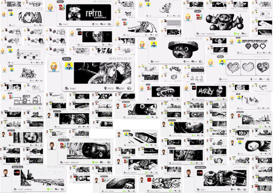 Die Ausstellung zeigt unzählige Kunstwerke aus der Miiverse-Community. (Bild: Patrick Ruckdeschel/Kunstbunker Nürnberg) Die Ausstellung zeigt unzählige Kunstwerke aus der Miiverse-Community. (Bild: Patrick Ruckdeschel/Kunstbunker Nürnberg)