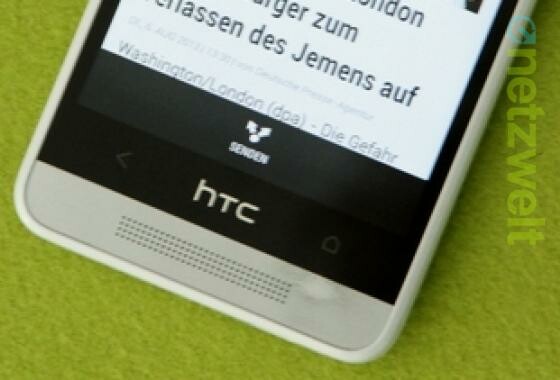 Nach dem Test nicht mehr makellos das HTC One Mini. (Bild: netzwelt) Nach dem Test nicht mehr makellos das HTC One Mini. (Bild: netzwelt)