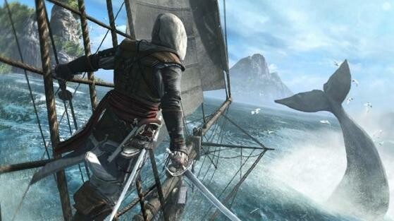 Virtuelle Wale fangen ist laut PETA nicht ok. (Bild: Ubisoft) Virtuelle Wale fangen ist laut PETA nicht ok. (Bild: Ubisoft)