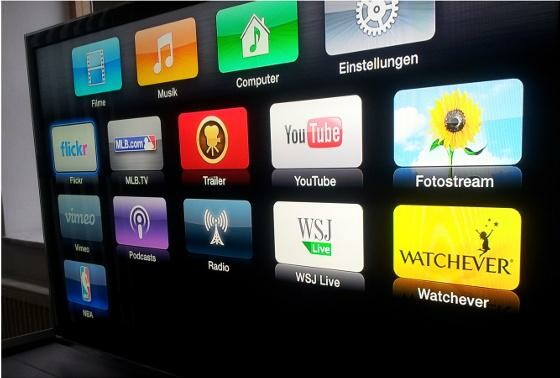 Mit Watchever hat das Apple TV eine neue Anwendung. (Bild: netzwelt) Mit Watchever hat das Apple TV eine neue Anwendung. (Bild: netzwelt)