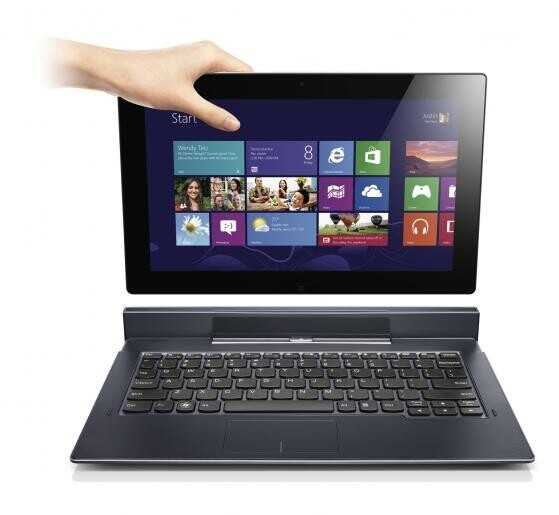 Zusammen mit dem optional erhältliche Tastaturdock soll die Akkulaufzeit des IdeaTab Lynx satte 16 Stunden betragen. (Bild: Lenovo) Zusammen mit dem optional erhältliche Tastaturdock soll die Akkulaufzeit des IdeaTab Lynx satte 16 Stunden betragen. (Bild: Lenovo)