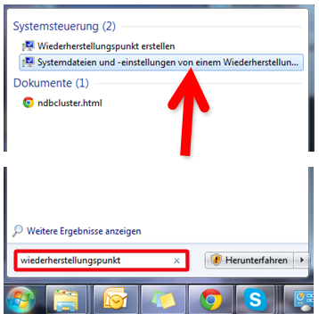 Assistenten für die Wiederherstellung öffnen. (Bild: Screenshot) Assistenten für die Wiederherstellung öffnen. (Bild: Screenshot)