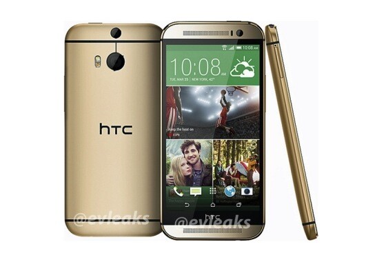 A surfaced on the internet image is to show the HTC One-successor (Picture: Twitter / evleaks).