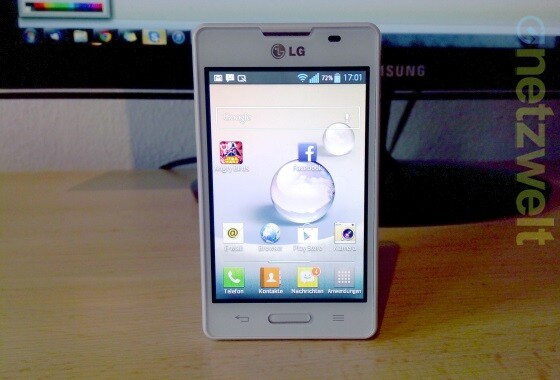 Das LG Optimus L4 II glänzt im Test mit guter Sprachqualität und langer Akkulaufzeit. (Bild: netzwelt) Das LG Optimus L4 II glänzt im Test mit guter Sprachqualität und langer Akkulaufzeit. (Bild: netzwelt)