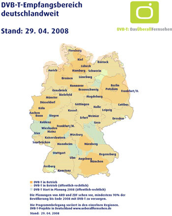 DVBT Welche Sender empfange ich wo? NETZWELT