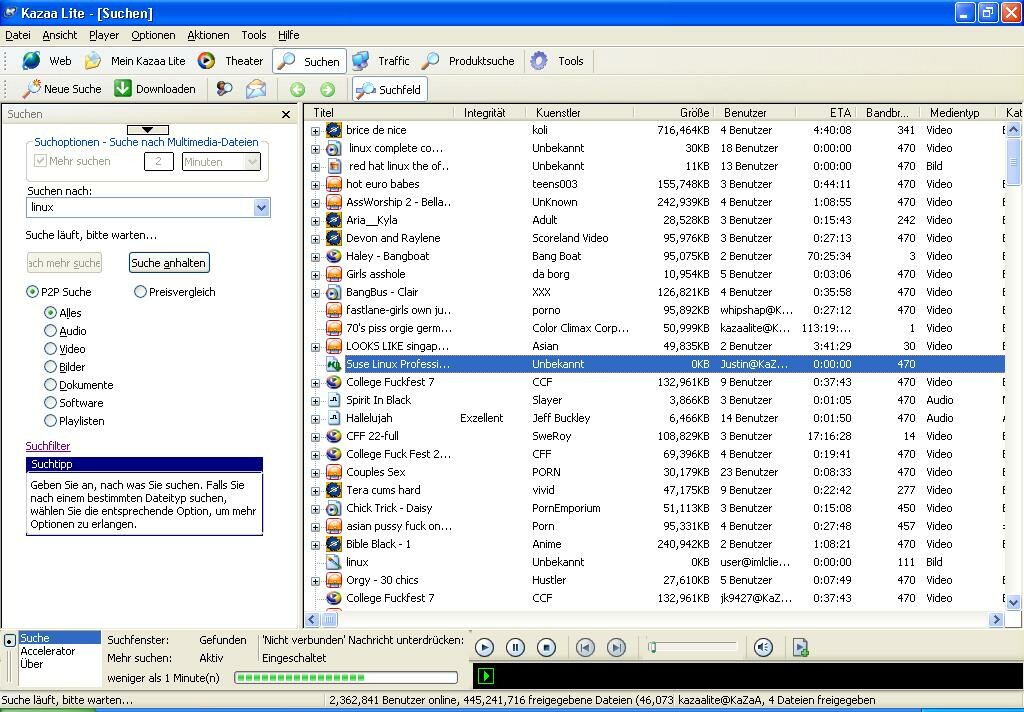 Kazaa Lite (K++) NETZWELT