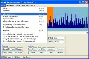 DE MP3 DIRECT CUT de mp3 direct cut: