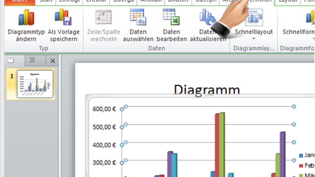 Powerpoint Statische Und Dynamische Excel Diagramme Einbinden Netzwelt