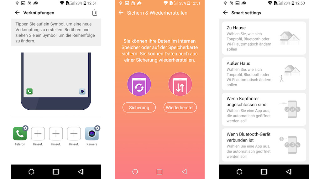 Android 7.0 auf dem LG G6 bringt einige praktische Sonderfunktionen mit.