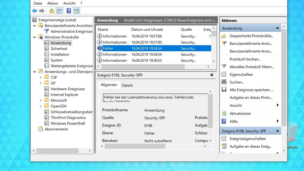 Windows Fehler Aufsp Ren Mit Dem Ereignisprotokoll Netzwelt