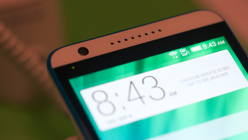 Die Frontkamera des HTC Desire 820 löst mit acht Megapixeln auf.