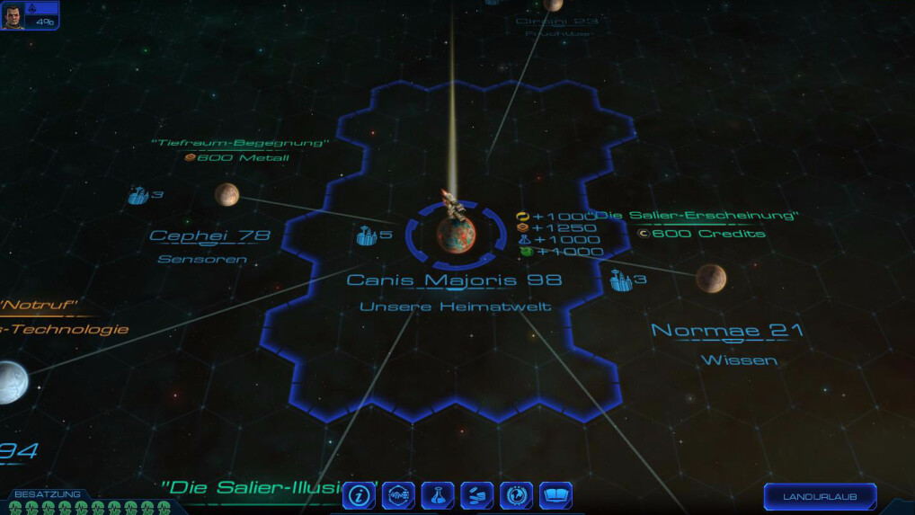 Los geht's auf eurem Heimatplaneten.