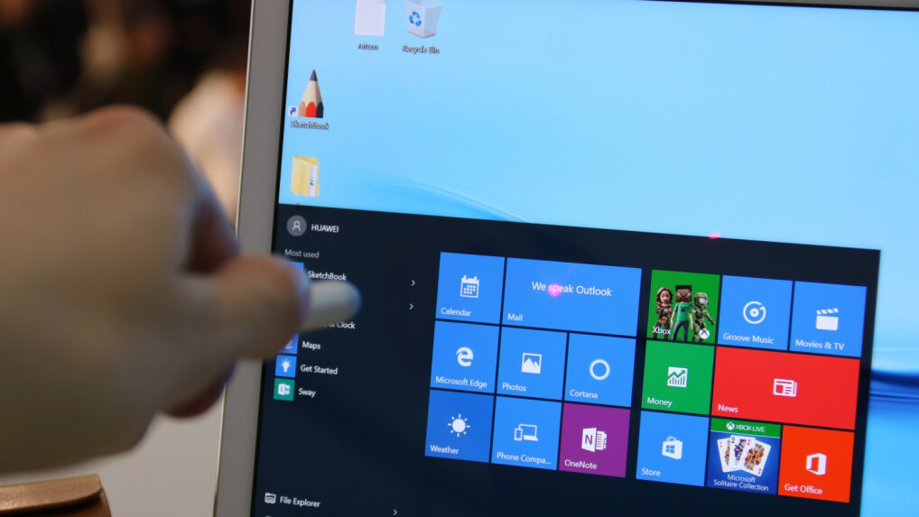 Der MatePen des Huawei MateBook kann auch als Laser-Pointer genutzt werden.