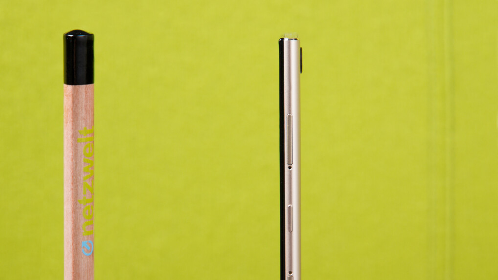 Das Wiko Highway Star ist nicht nur dünner als ein Bleistift, sondern auch dünner als das iPhone 6.