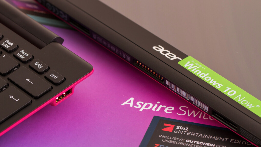 Ein Tablet von ProSieben? Mitnichten - die Sendergruppe kauft das Tablet bei Acer ein. Das Hybrid-Gerät aus Mininotebook und Tablet-PC ist technisch identisch mit dem Acer Aspire Switch 10 E.