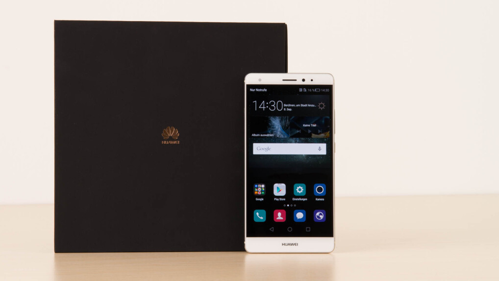Das Huawei Mate S ist in der Redaktion eingetroffen.