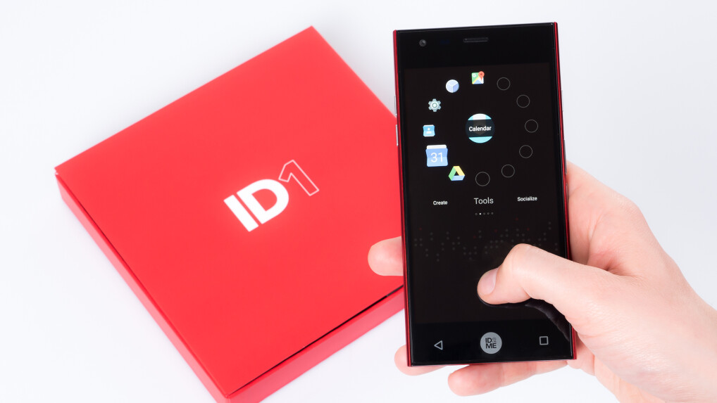Das ID2ME ID1 will mit einem neuen Bedienkonzept für Android punkten.
