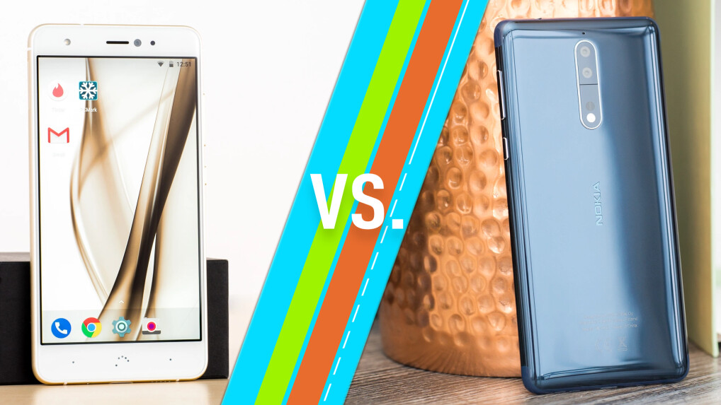 BQ Aquaris X Pro vs. Nokia 8