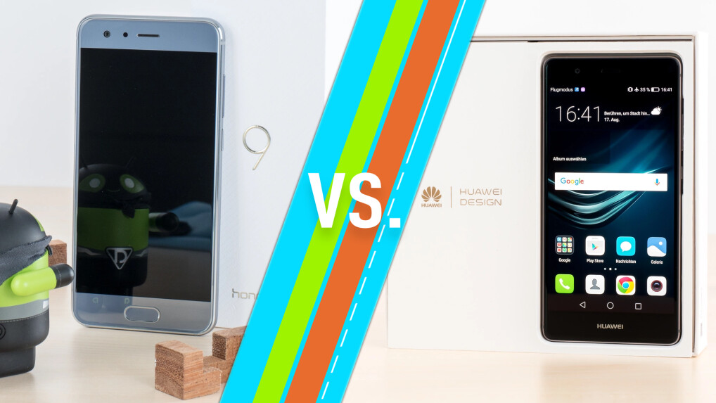 Honor 9 vs. Huawei P9