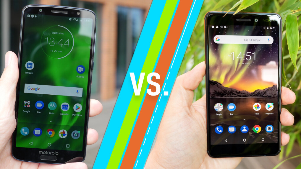 Moto G6 vs. Nokia 6.1