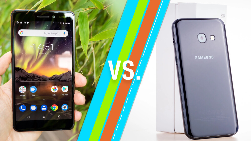 Nokia 6.1 vs. Samsung Galaxy A3 (2017)