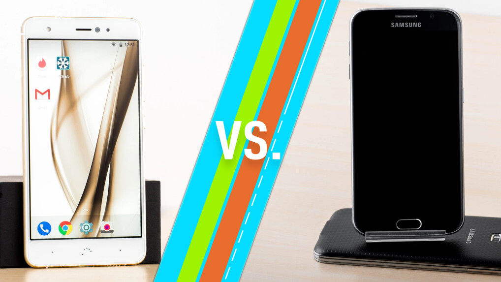 BQ Aquaris X Pro vs. Galaxy S6