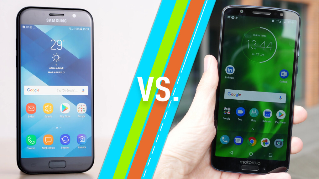 Samsung Galaxy A5 (2017) vs. Moto G6