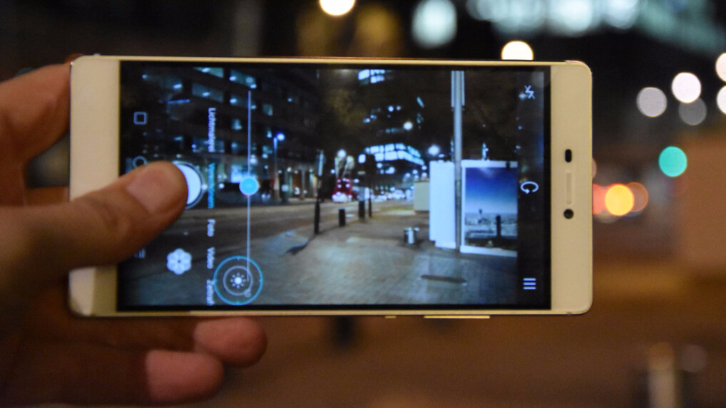 Das Huawei P8 in Aktion.