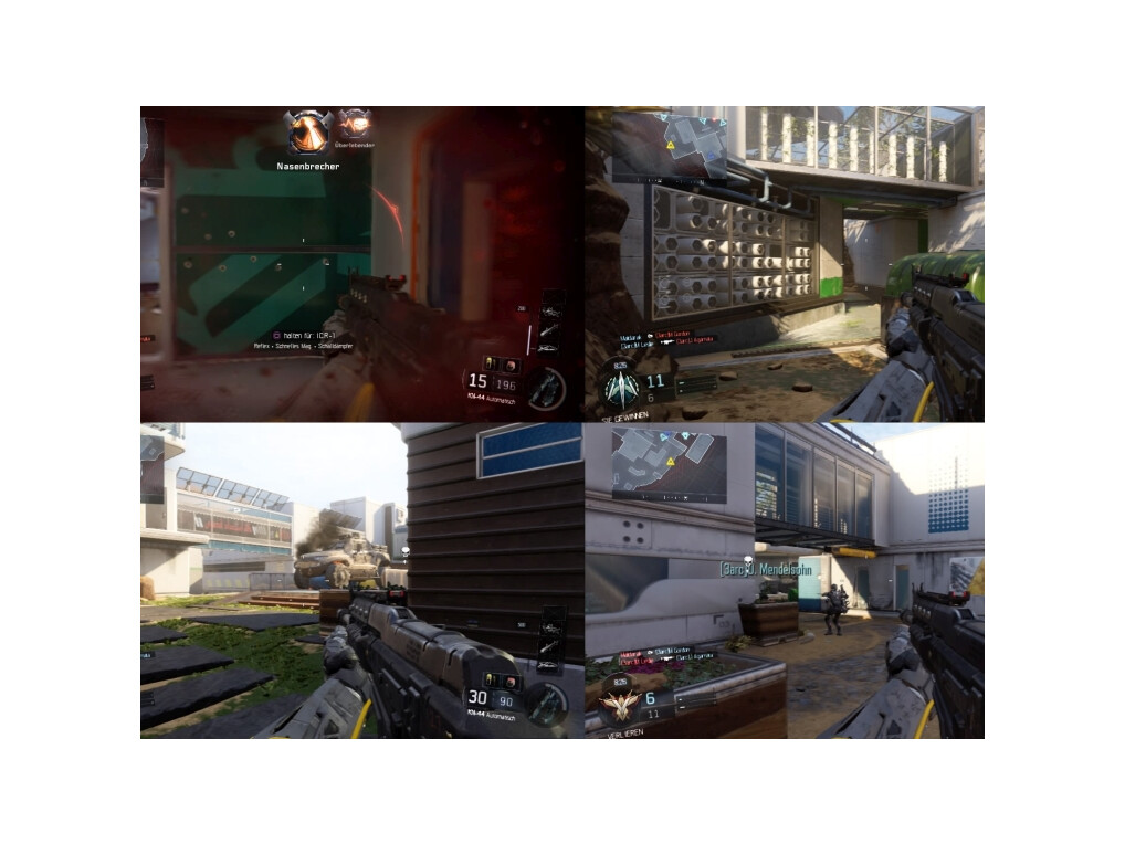 Call of Duty - Black Ops 3 bietet sogar einen Splitscreen-Modus für vier Spieler.