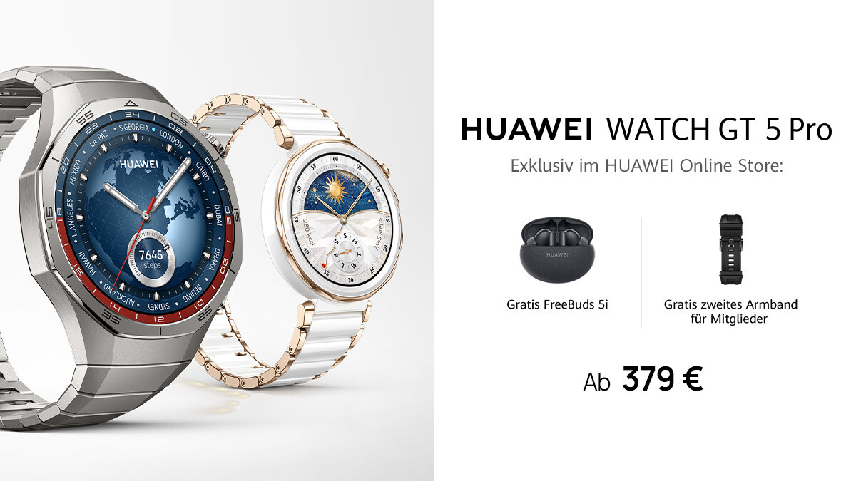 To mark the launch of the HUAWEI Watch GT 5 Pro, HUAWEI is offering a great deal.