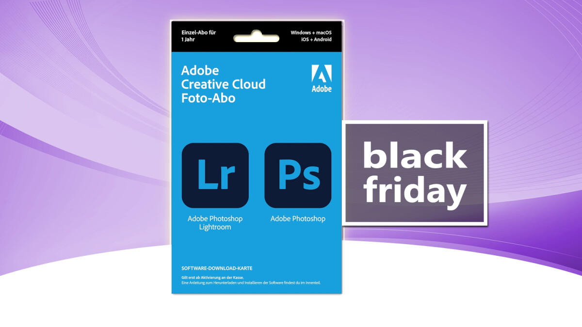 On Amazon, Adobe Creative Cloud offers photos for Black Friday with a very high price.