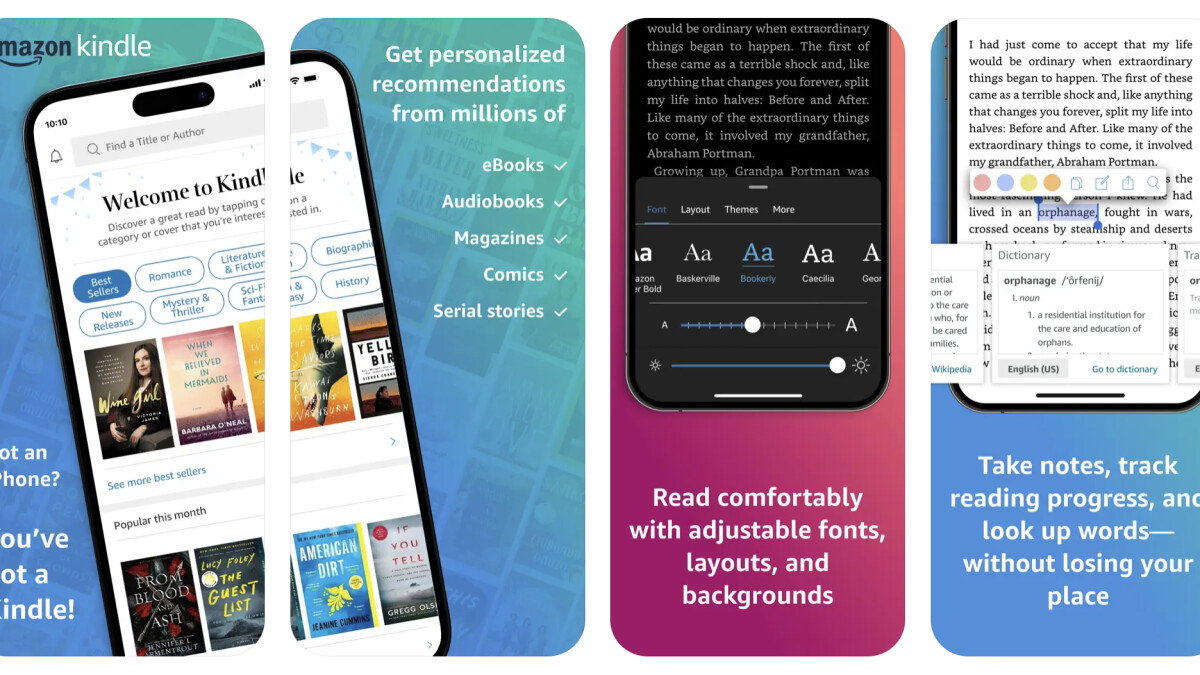 Mit der Kindle App werden euer Smartphone und Computer zu einem eBook Reader.