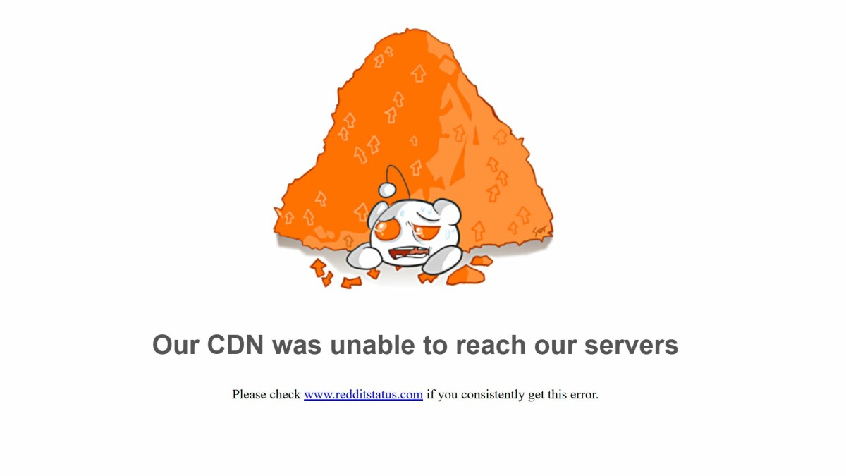 Reddit: down